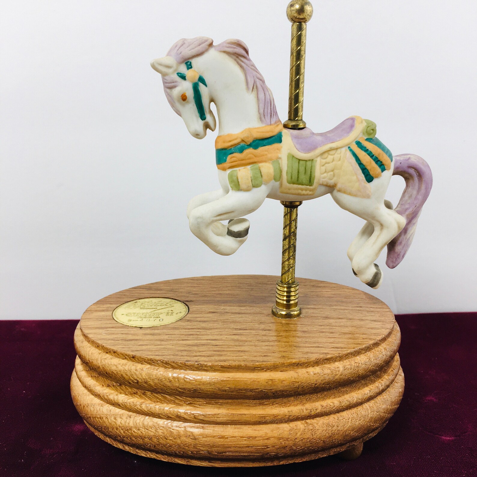 Willitts Designs Carousel Horse Music Box In The Good Old Etsy