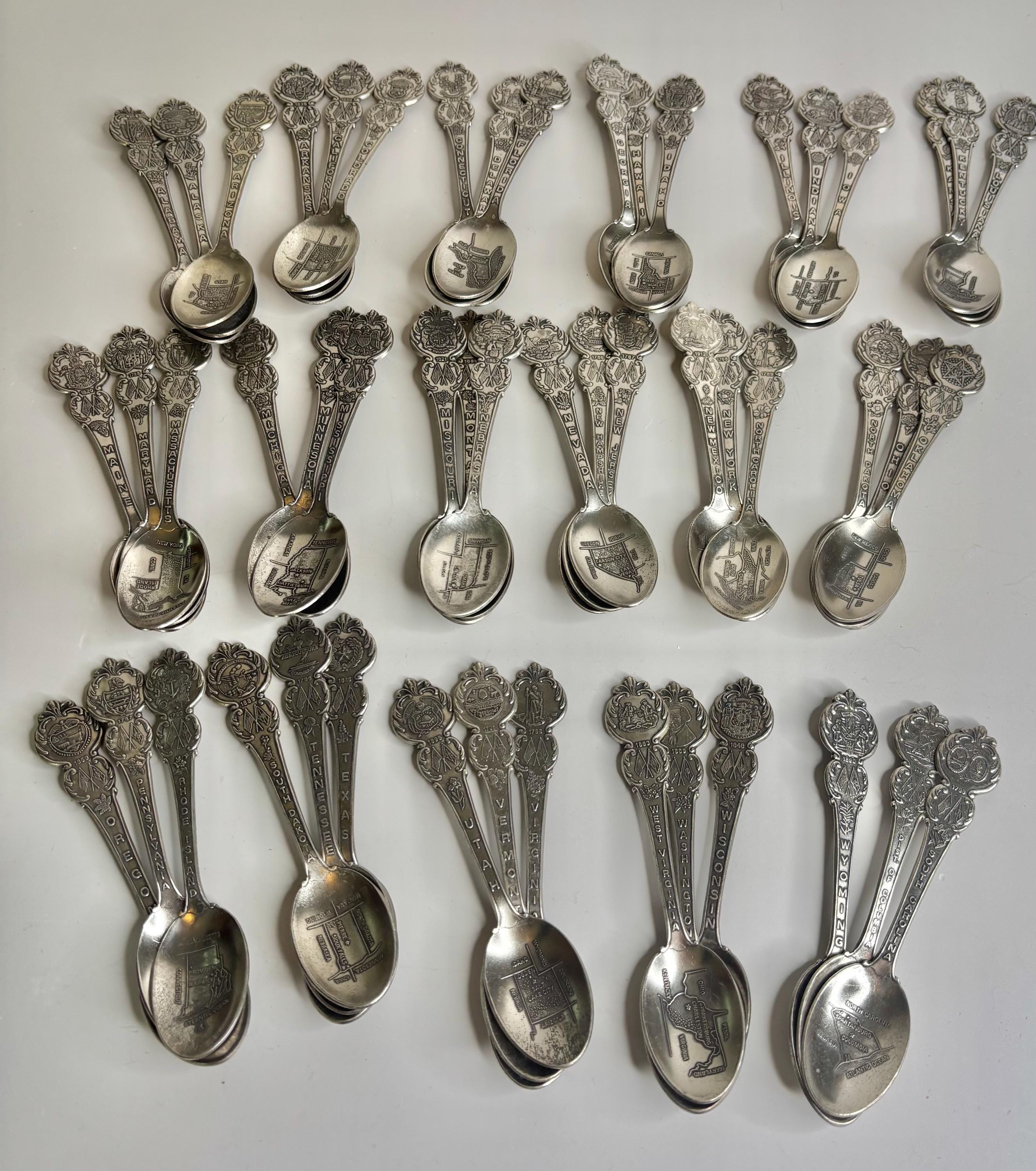 ヴィンテージ 50 州/DC スプーン、ヘリテージコレクション アメリカン