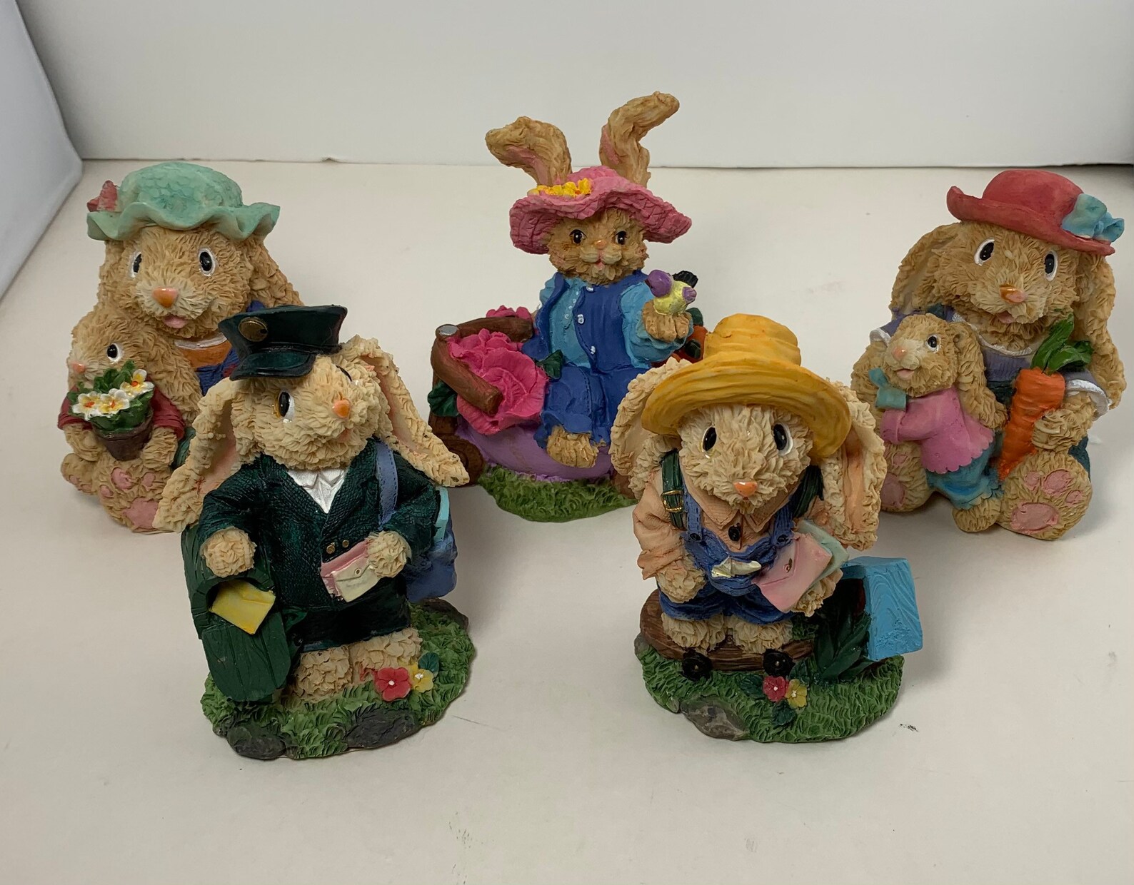 Vintage Ks Collection Rabbit Figurines Bunny Figurines Etsy