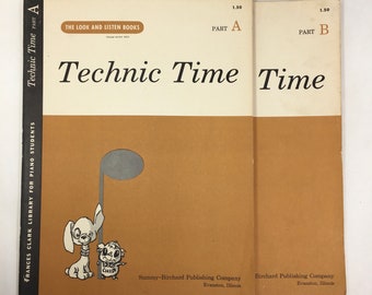 Technic Time Piano Instruction Books Frances Clark Library for Piano Students Look and Listen Books Summy Birchard Publishing
