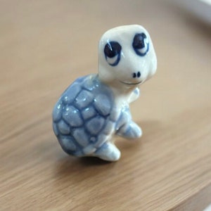 Miniature Blue and White Turtle Figurine, Blue Delft Turtle, Vintage - Etsy