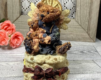 Boyds Bears & Friends Angelica The Guardian 1995 Angel Bear Trinket Box - The Boyds Collection Boyds