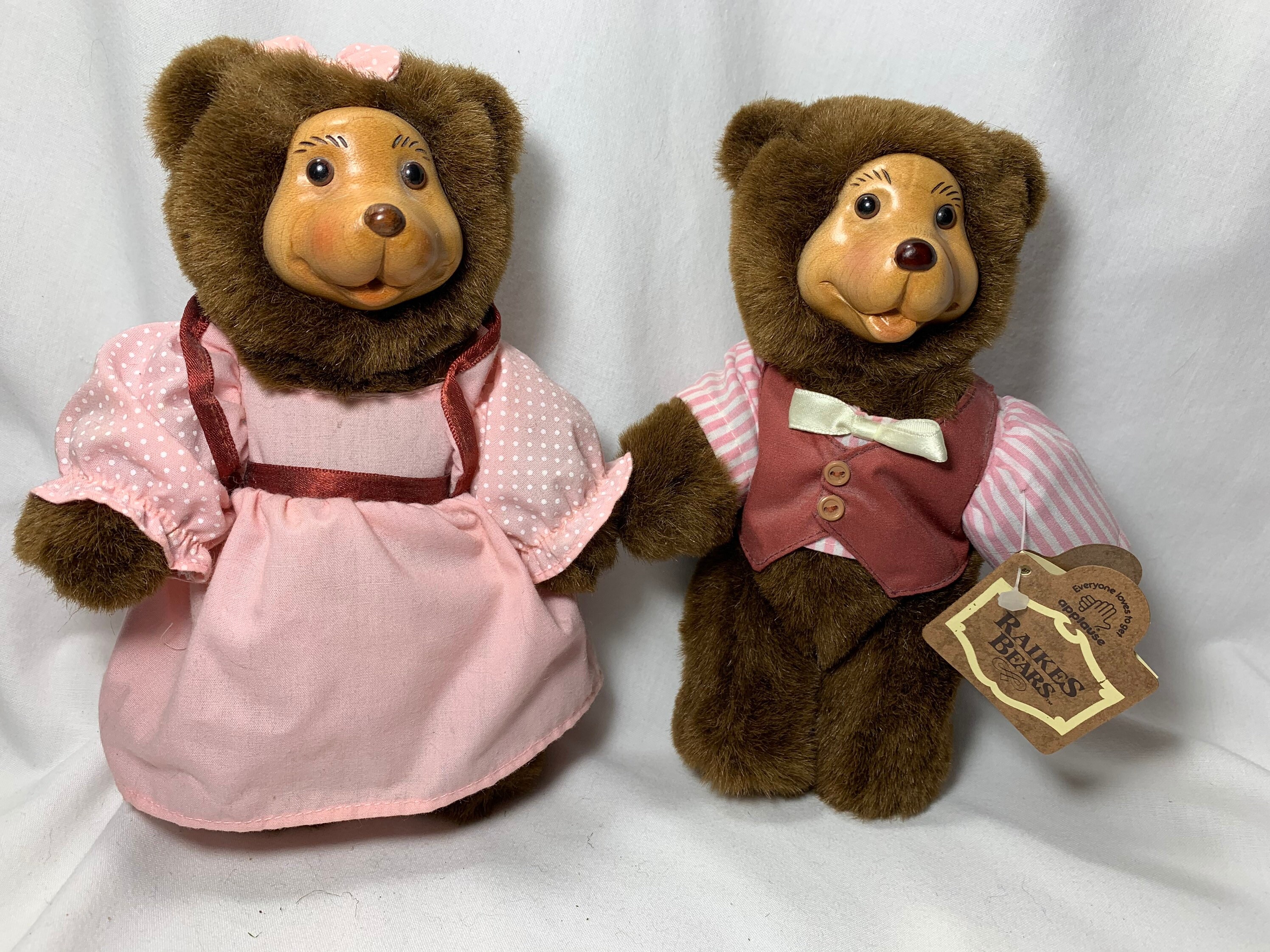 Vintage Robert Raikes Bears and Grace Bear Couple Etsy