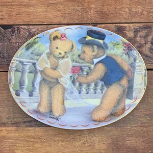 My Fair Lady Teddy Bear Decorative Porcelain Plate by Sue Willis Plate from The Franklin Mint Heirloom Recommendation