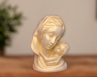 ヴィンテージの聖母マリアと子供 - Etsy 日本