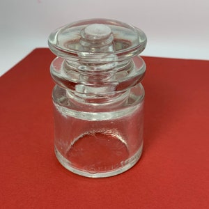 Vintage Glass Insulator by Armstrong - Circle A Clear Glass Insulator