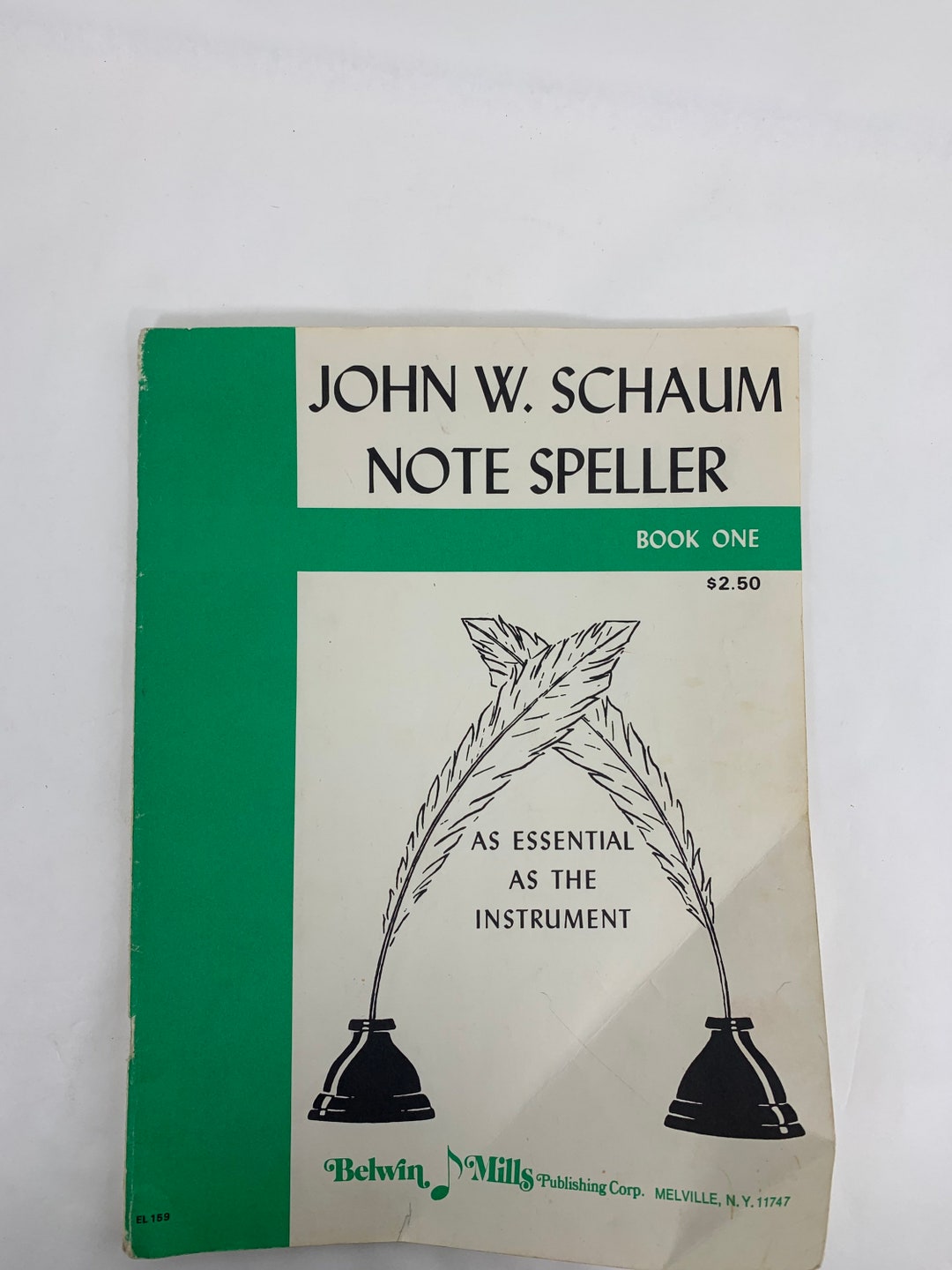 Vintage Sheet Music Music Instruction Book John W Schaum Note Speller