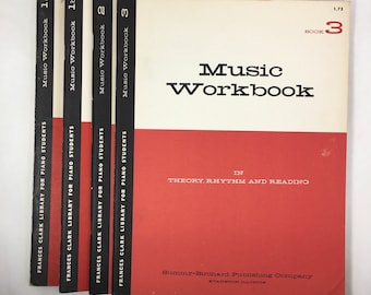 Muziek werkboeken Frances Clark Bibliotheek voor pianostudenten Summy Birchard Publishing Boek 1a, 1b, 2 en 3, Piano Instructie
