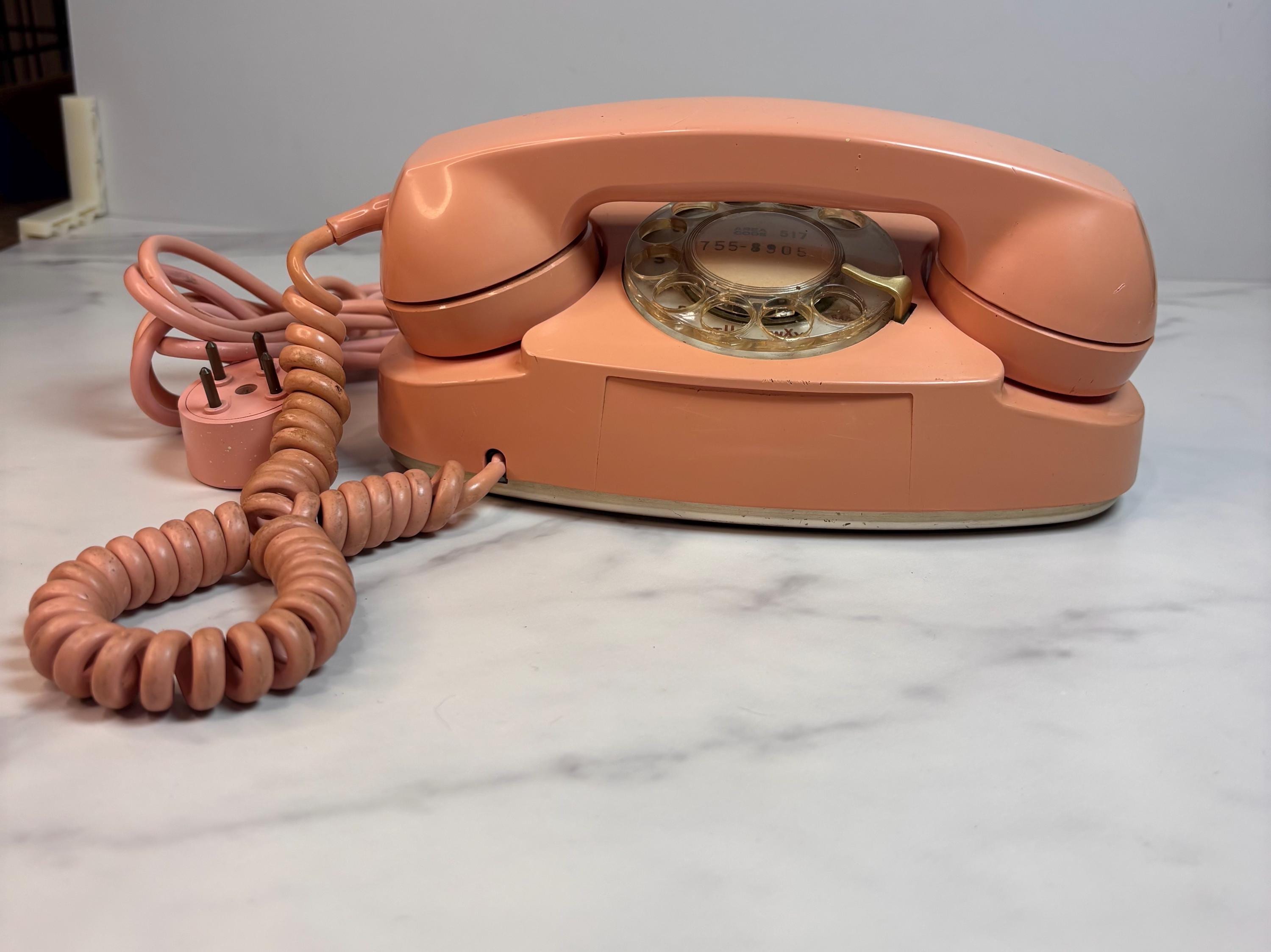 Pink Princess Rotary Phone - Etsy