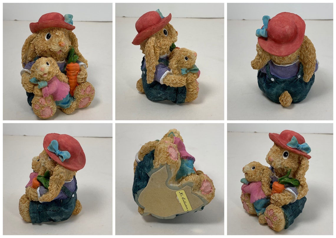 Vintage Ks Collection Rabbit Figurines Bunny Figurines Etsy