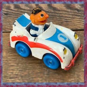 Vintage Sesame Street Ernie Toy Car by Playskool