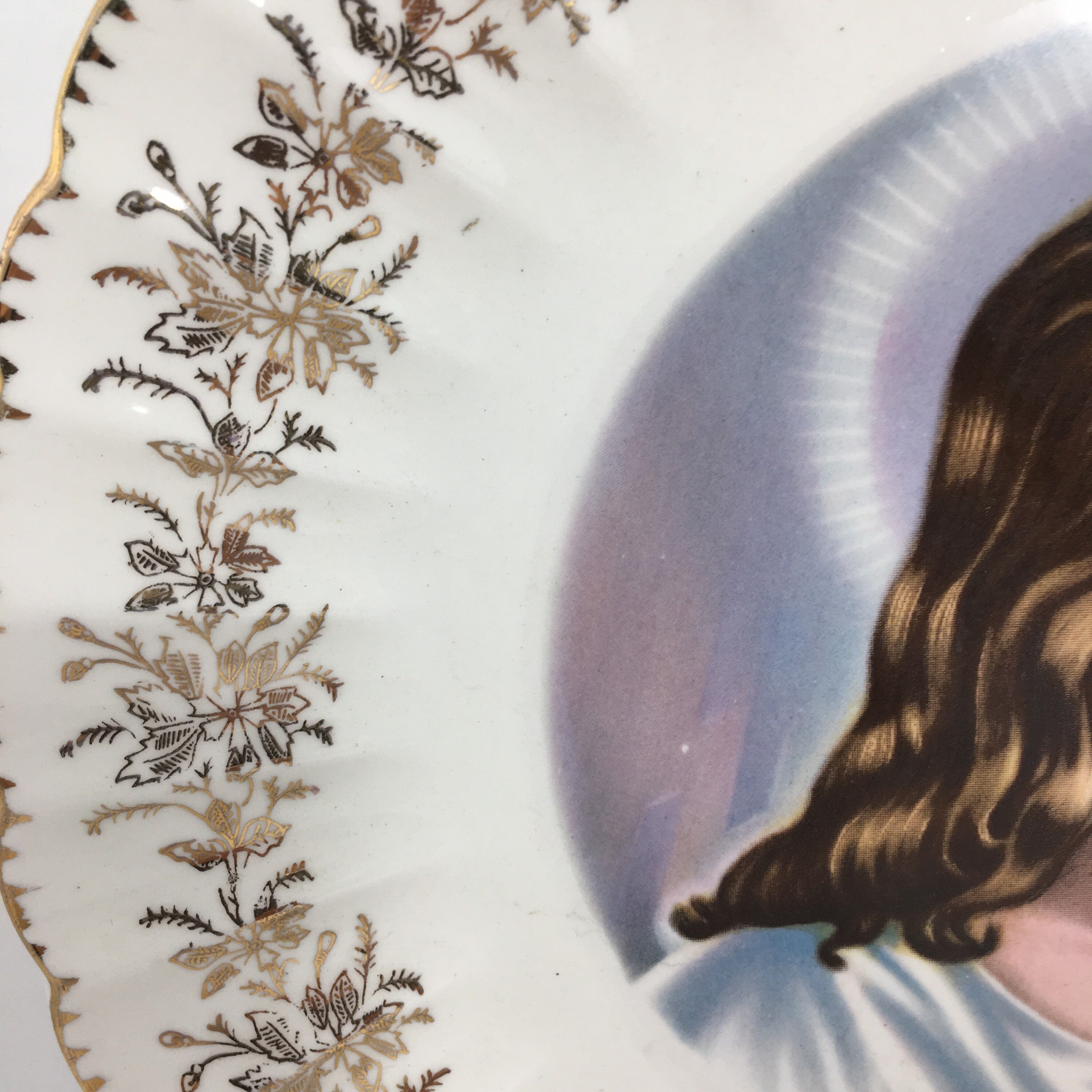 Religious Inspiration Plate of Jesus by Sanders Mfg Co 23K Etsy
