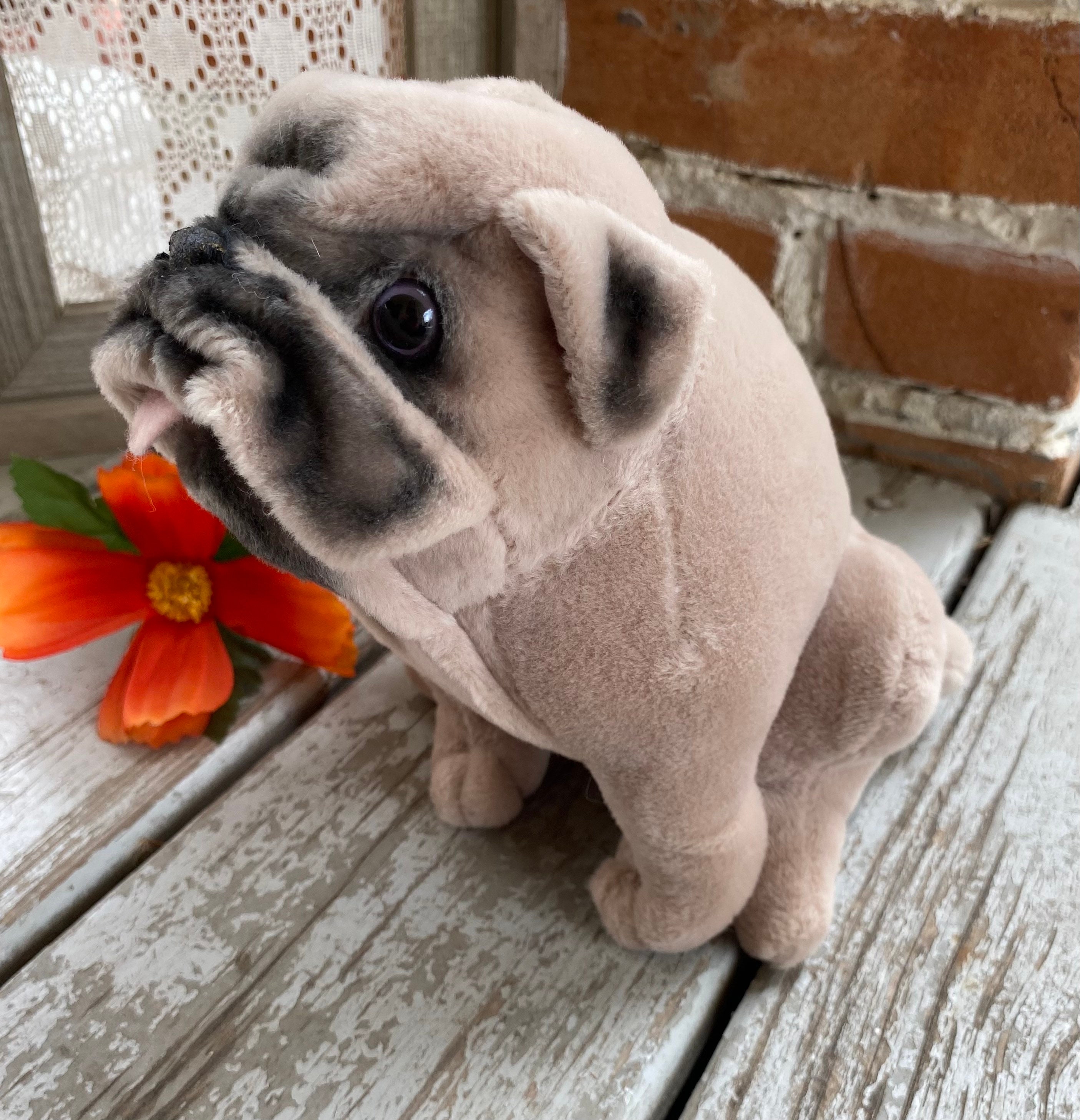 ヴィンテージ パグ 犬 North American Bear Co. - 舌を出したパグの