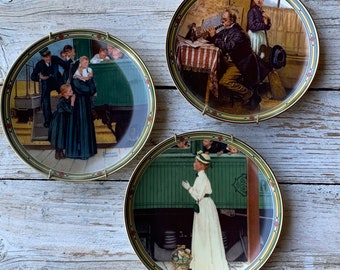 Collection d'assiettes Norman Rockwell Le rêve américain de Rockwell