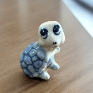 Miniature Blue and White Turtle Figurine, Blue Delft Turtle, Vintage - Etsy