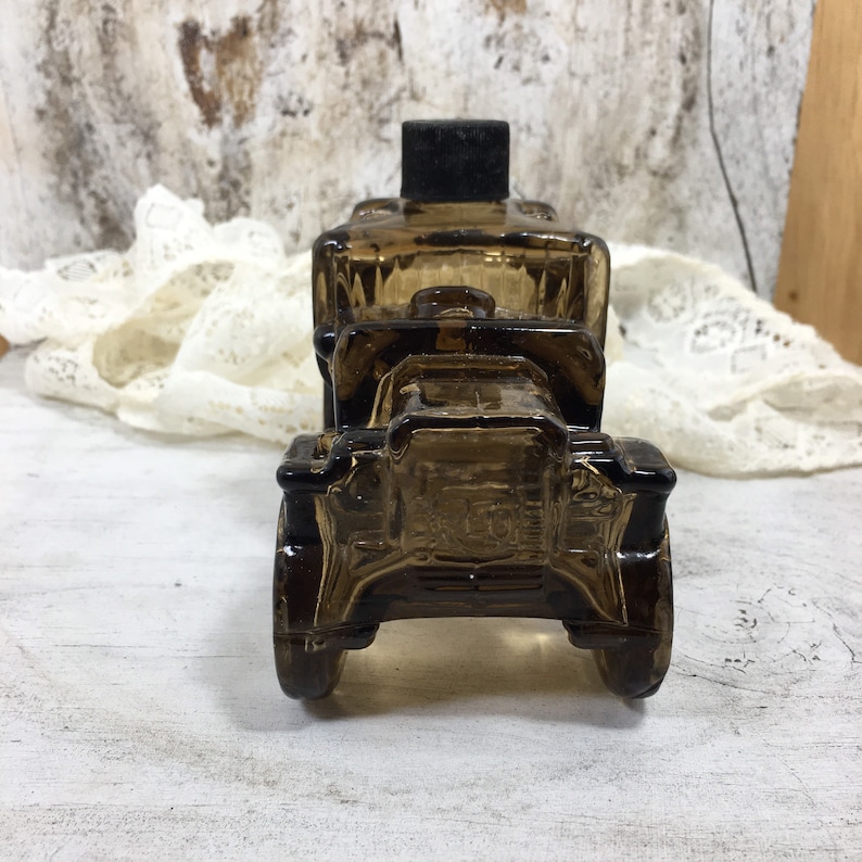 Avon Car Cologne Bottle Vintage Avon Amber Brown Antique Car Etsy