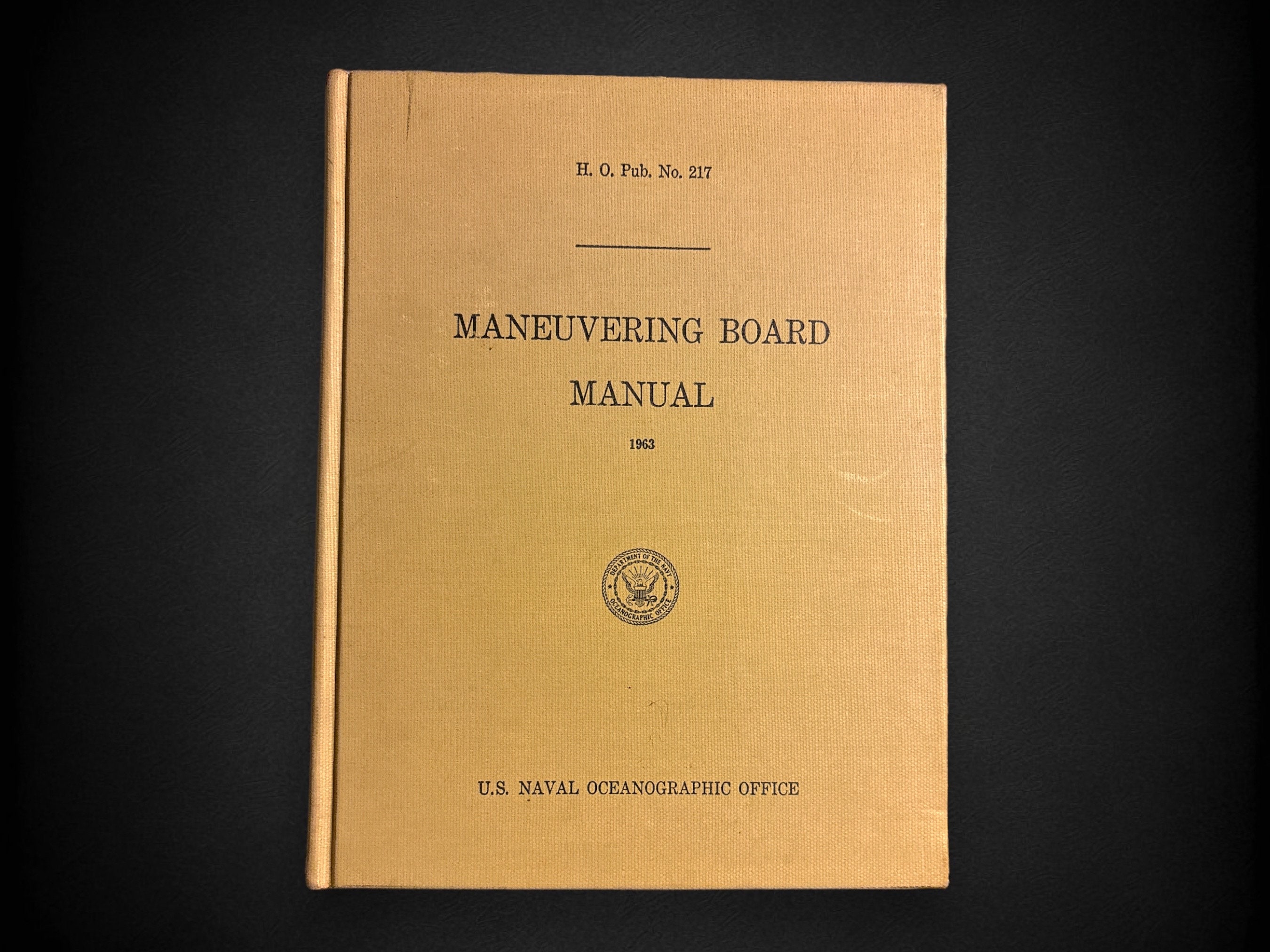 Maneuvering Board Manual #217 U. S. Naval Oceanographic Office