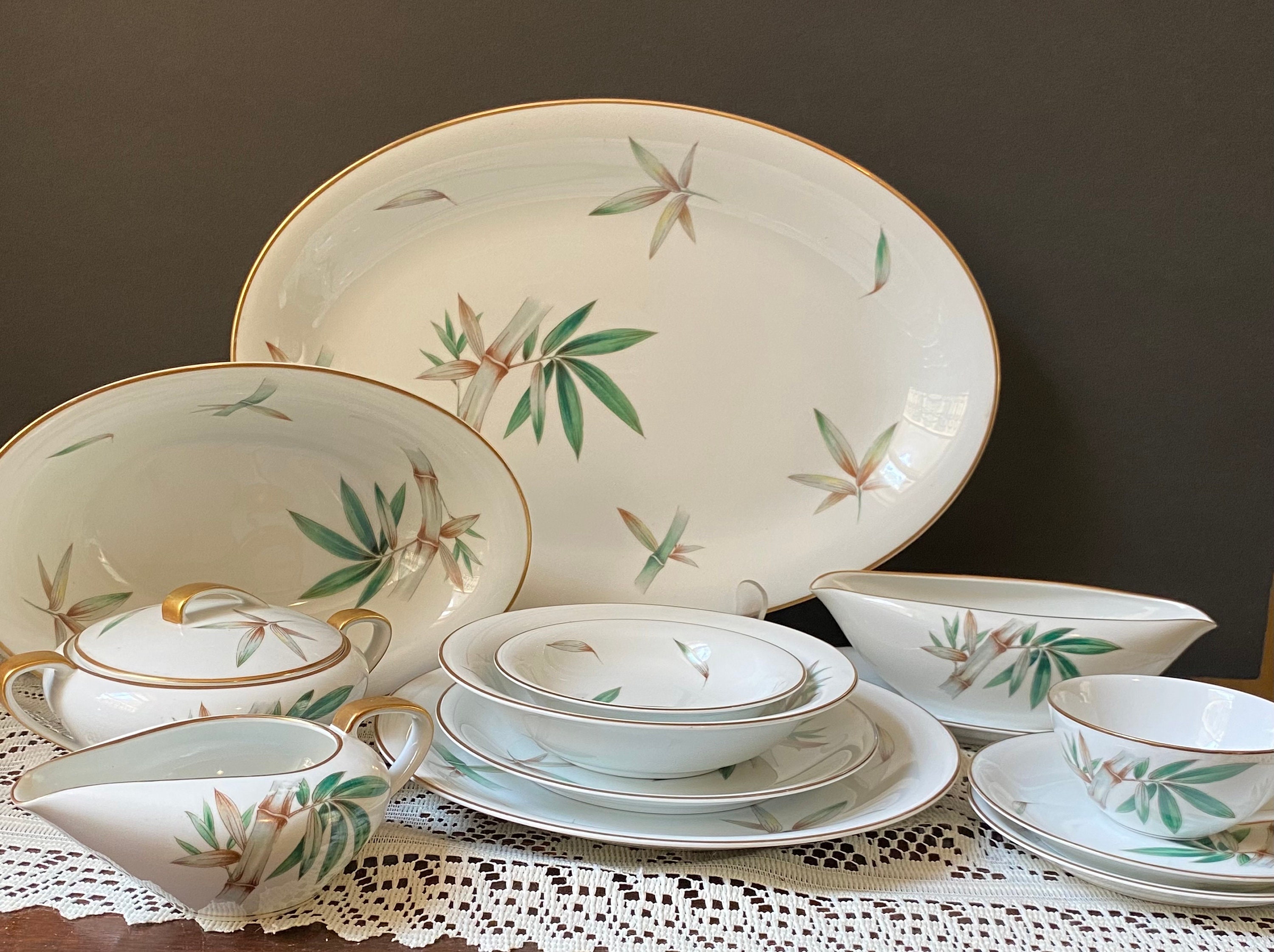 Vintage Noritake Canton 5027 Bamboo Fine China - Etsy Vintage Noritake Canton 5027 Bamboo Fine China - Etsy