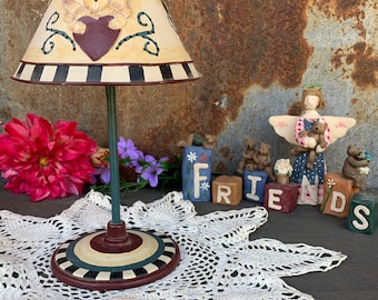 Abat-jour Décoratif Avec Assiette Pour Bougie - Style Vintage
