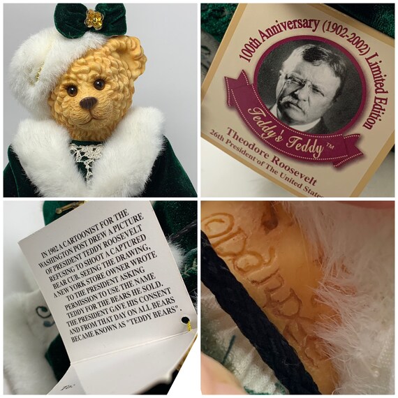 dan dee 100th anniversary special edition teddy bear
