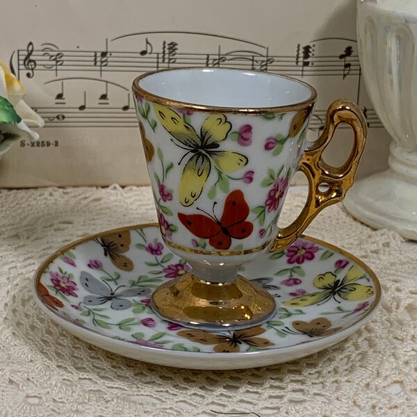 Butterfly Tea Cups Etsy