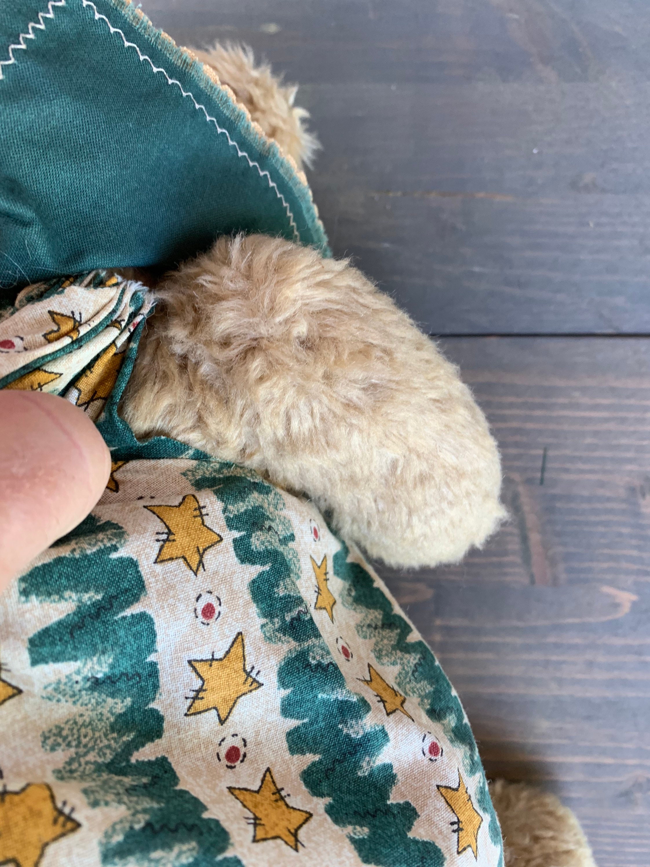 Vintage Brown Teddy Bear With Jointed Limbs and Plush Stuffed Body - Etsy