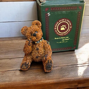 Figura de oso de peluche Boyds Bear, Humboldt The Simple Bear n.° 227703, 1997