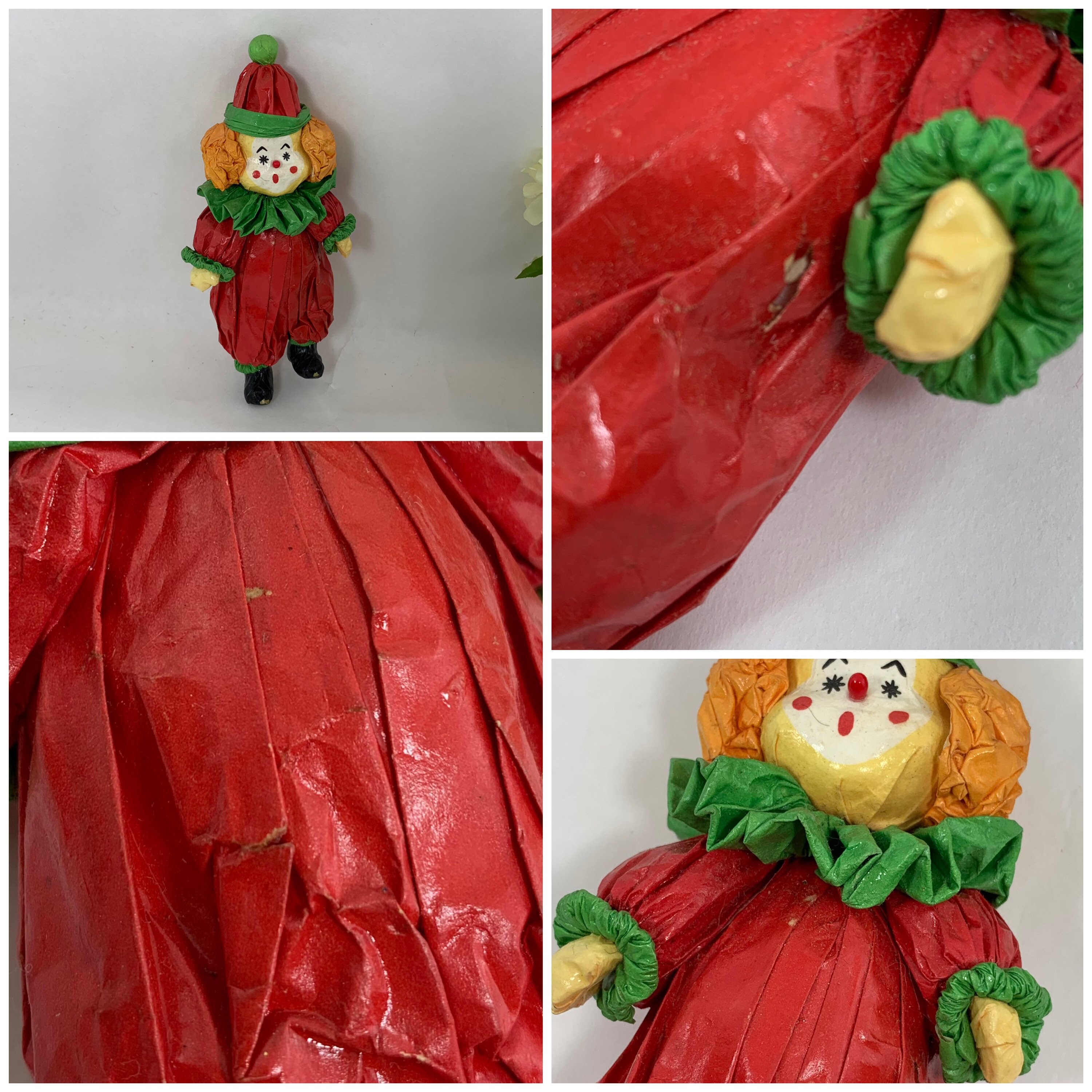 Paper Mache Clowns, Paper Clowns, Clown Figurines - Etsy UK