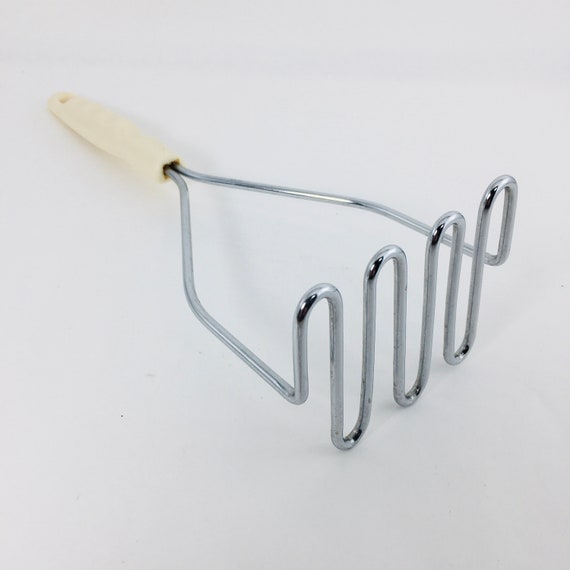 Vintage Stainless Steel Hand Potato Masher