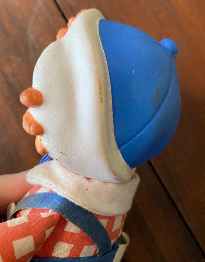 Little Ragady Muppet Toytoons Little Raggedy Andy Doll Vintage Plastic and Cloth - Etsy