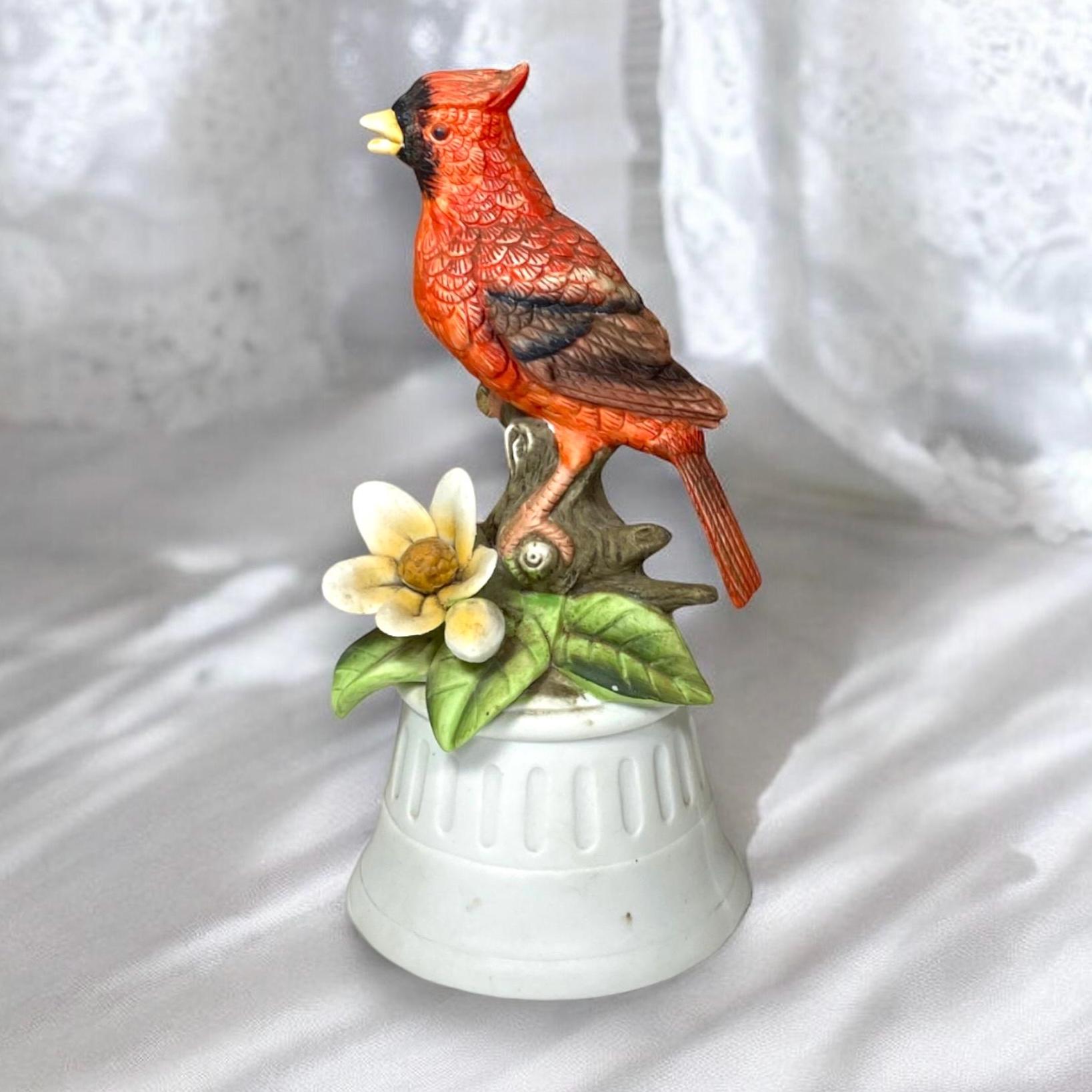 Royal Crown Red Cardinal Bird Figurine - Etsy