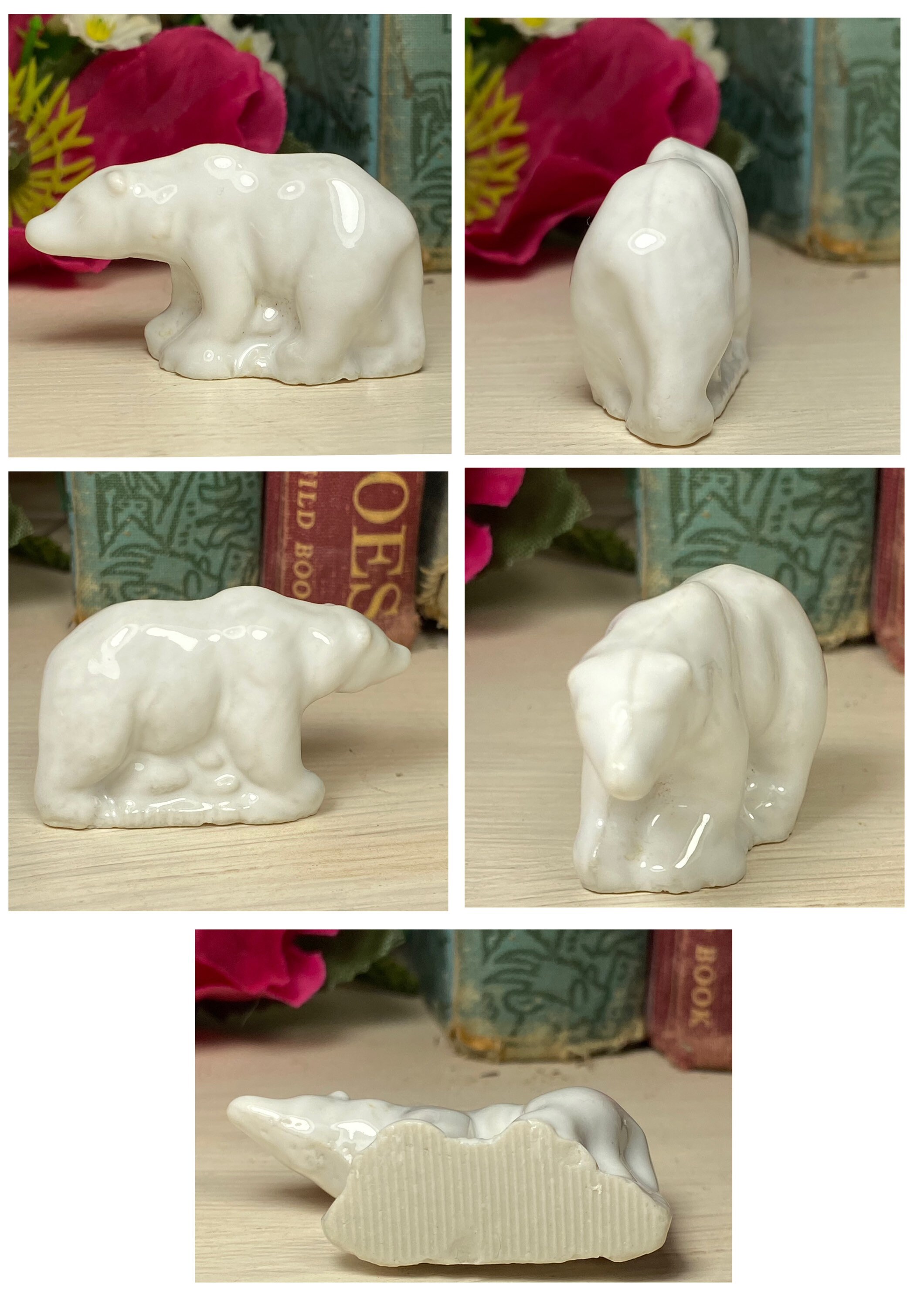 Vintage Wade England Figurines - Bunny Rabbit - Polar Bear - Turtle ...