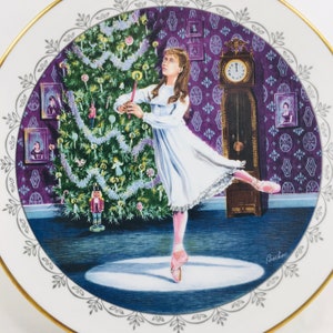 Nutcracker Ballet Christmas Plate a Boehm Tribute to the Ballet Collector Plate