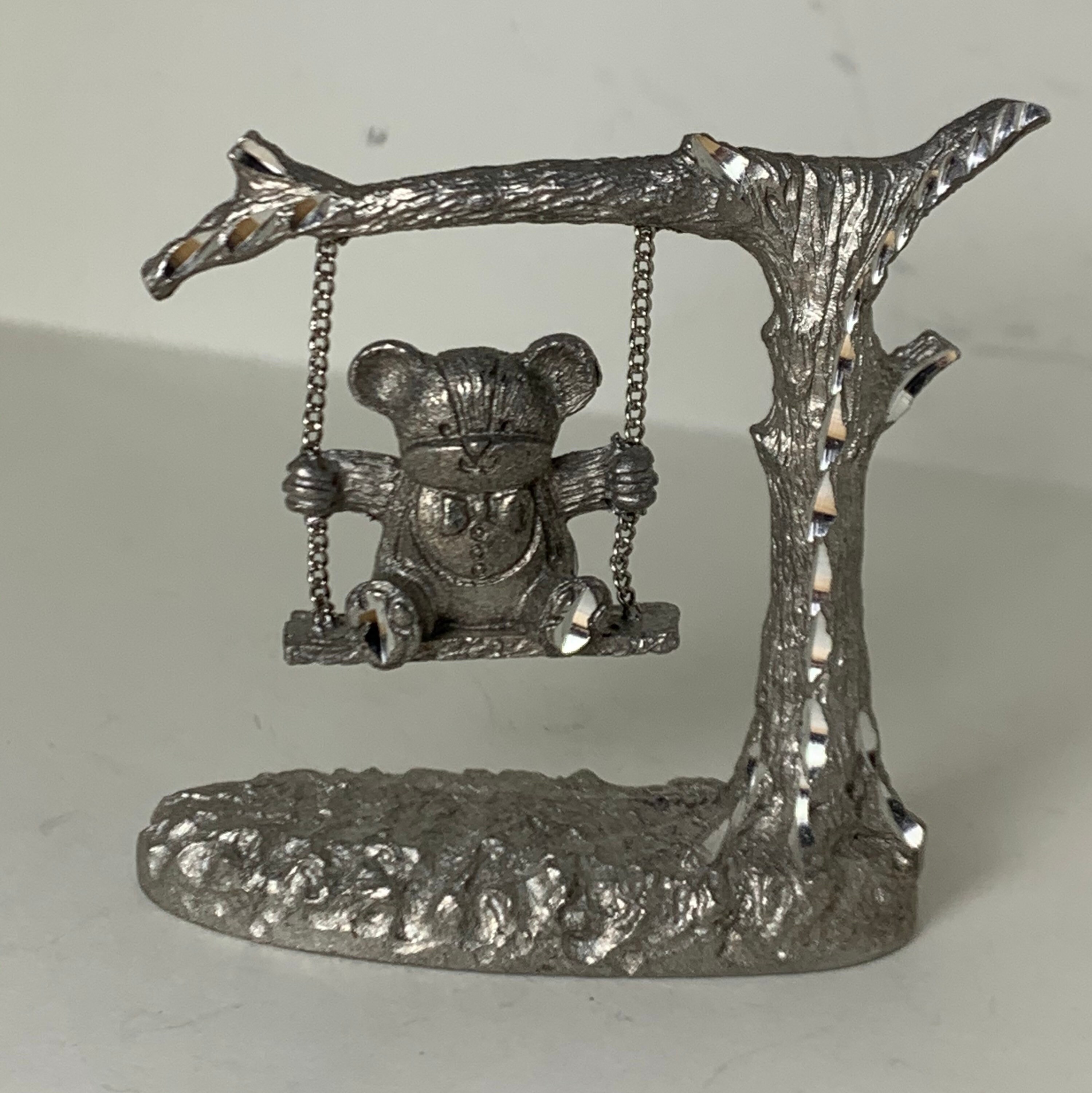 Pewter Swinging Bear by Spoontiques 390 Etsy UK