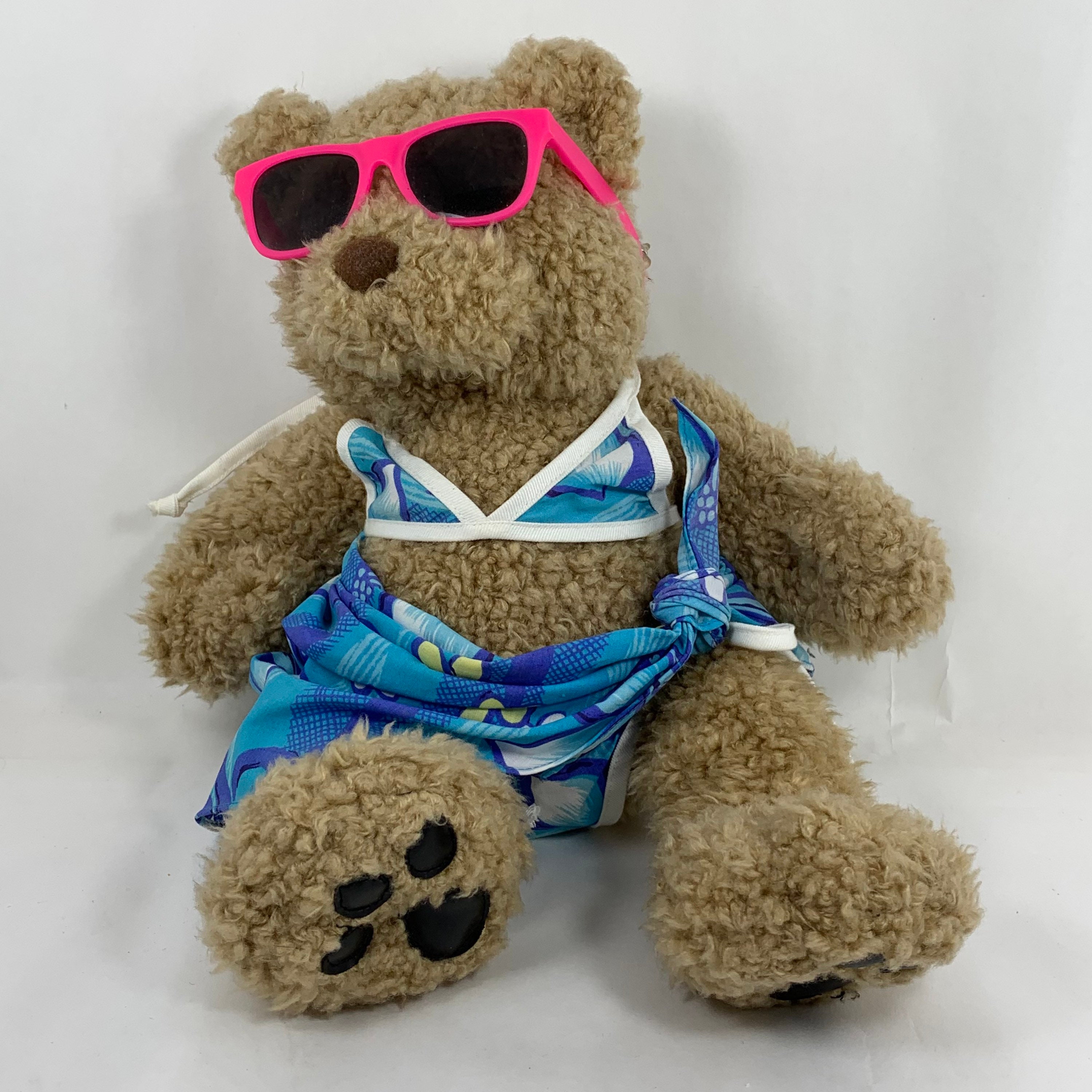 Build-a-Bear Plush Teddy Bear with Clothes Bikini Swimsuit | Etsy