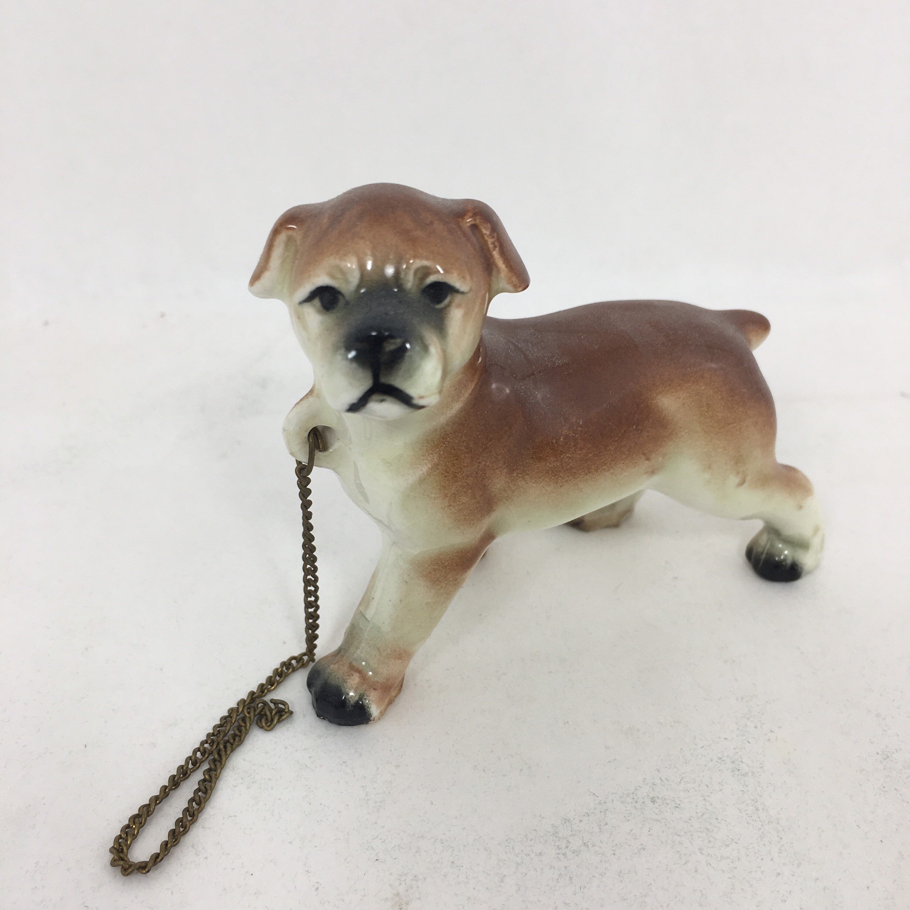ヴィンテージ ボクサー犬 置物 - 日本製陶器製犬 - Etsy 日本