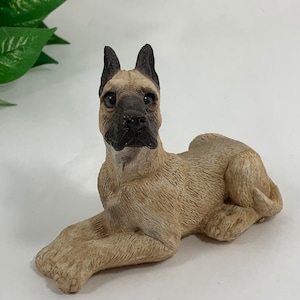 Stone Critters Great Dane Dog Figurine - vintage