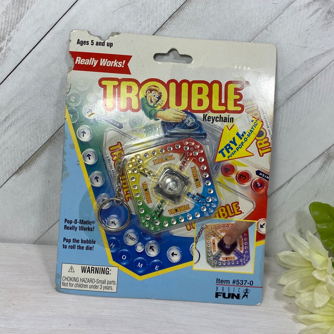Buy Vintage Trouble Keychain Game New in Package, Basic Fun Keychain Game  Online in India