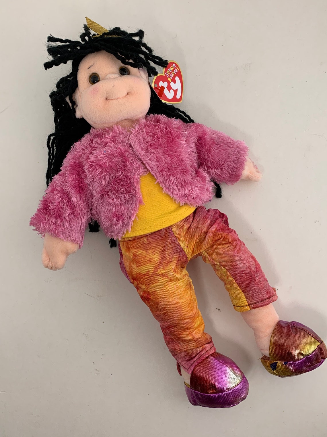 Vintage Ty Beanie Boppers Dolls Beanie Babies Doll Darling Etsy