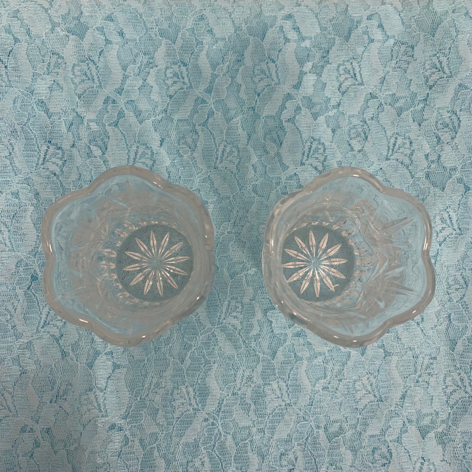 Princess House Lead Crystal Votive Tea Light Candle Holders Etsy