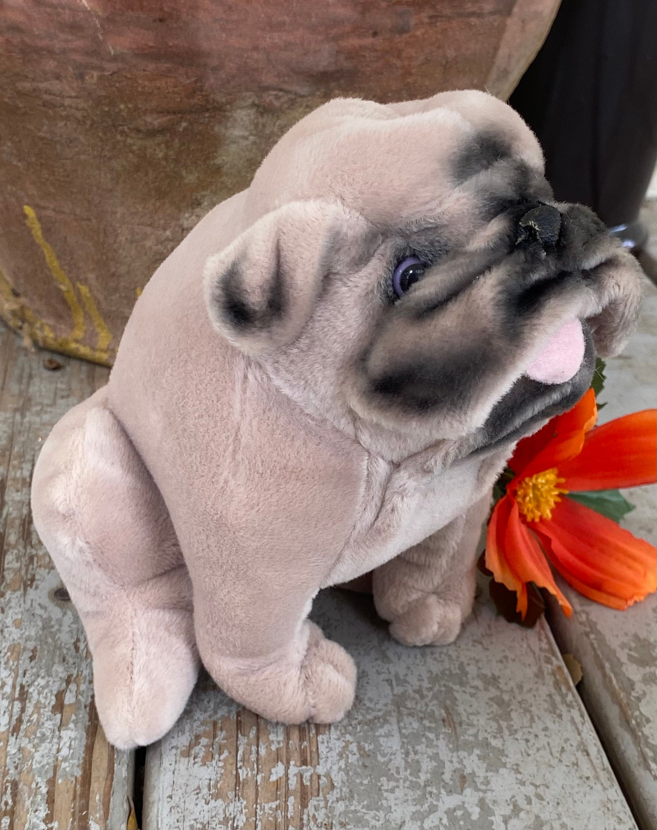 ヴィンテージ パグ 犬 North American Bear Co. - 舌を出したパグの