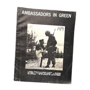 Ambassadors in Green 1971 Tom Bartlett Pictorial Account of U S Marines in Vietnam, First Edition, USMC Book