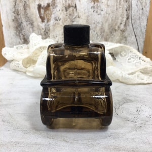 Avon Car Cologne Bottle, Vintage Avon Amber Brown Antique Car Roadster