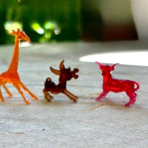 Vintage Sonic Drive-in Cup Animals, Plastic Animals Zoo Piks Sonic