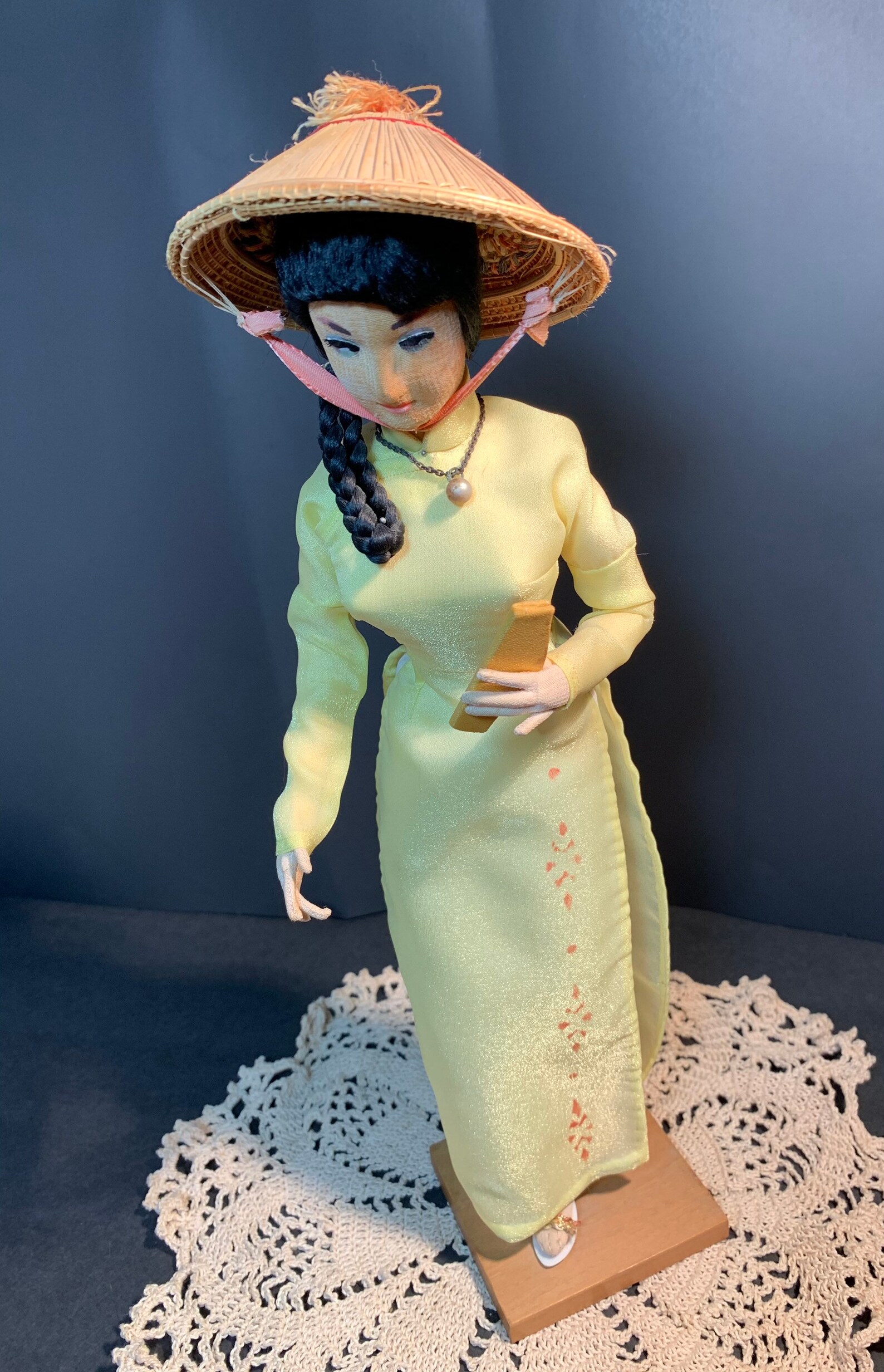 Vintage Vietnamese Collectable Doll Saigon Vietnam Souvenir Etsy