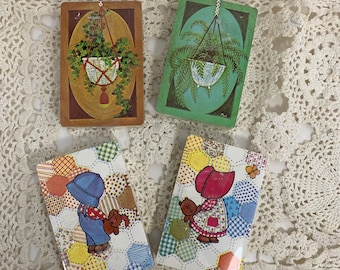 ヴィンテージ トランプ NOS、ホリー ホビー、観葉植物、新品未開封パック、ポーカー カード