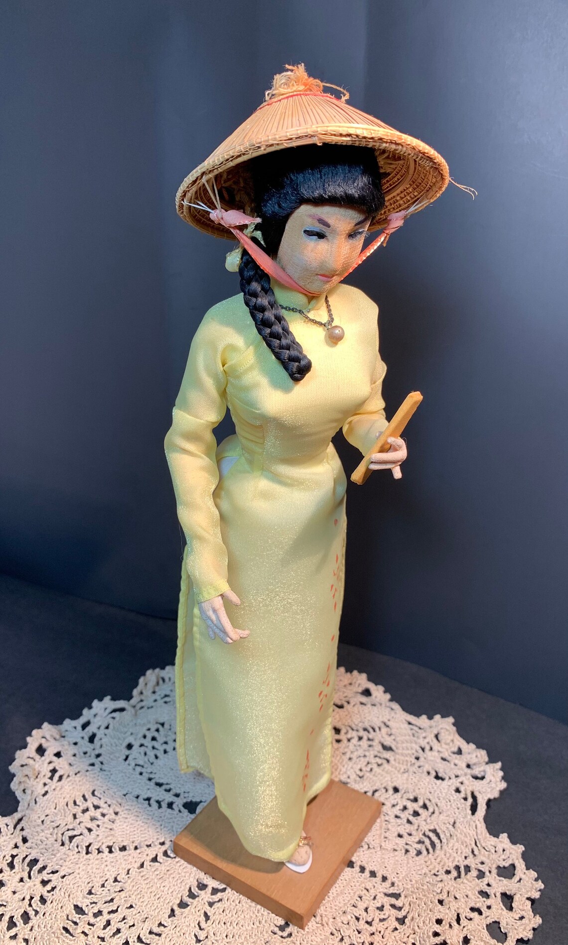 Vintage Vietnamese Collectable Doll Saigon Vietnam Souvenir Etsy