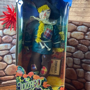 Muñeca Vintage Wizard of Oz Scarecrow by Trevco - NIB