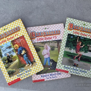Baby-Sitters Little Sister #1 #2 #3 - Karen’s Witch - Karen’s Roller Skates - Karen’s Worst Day - Ann M Martin - Teen Books