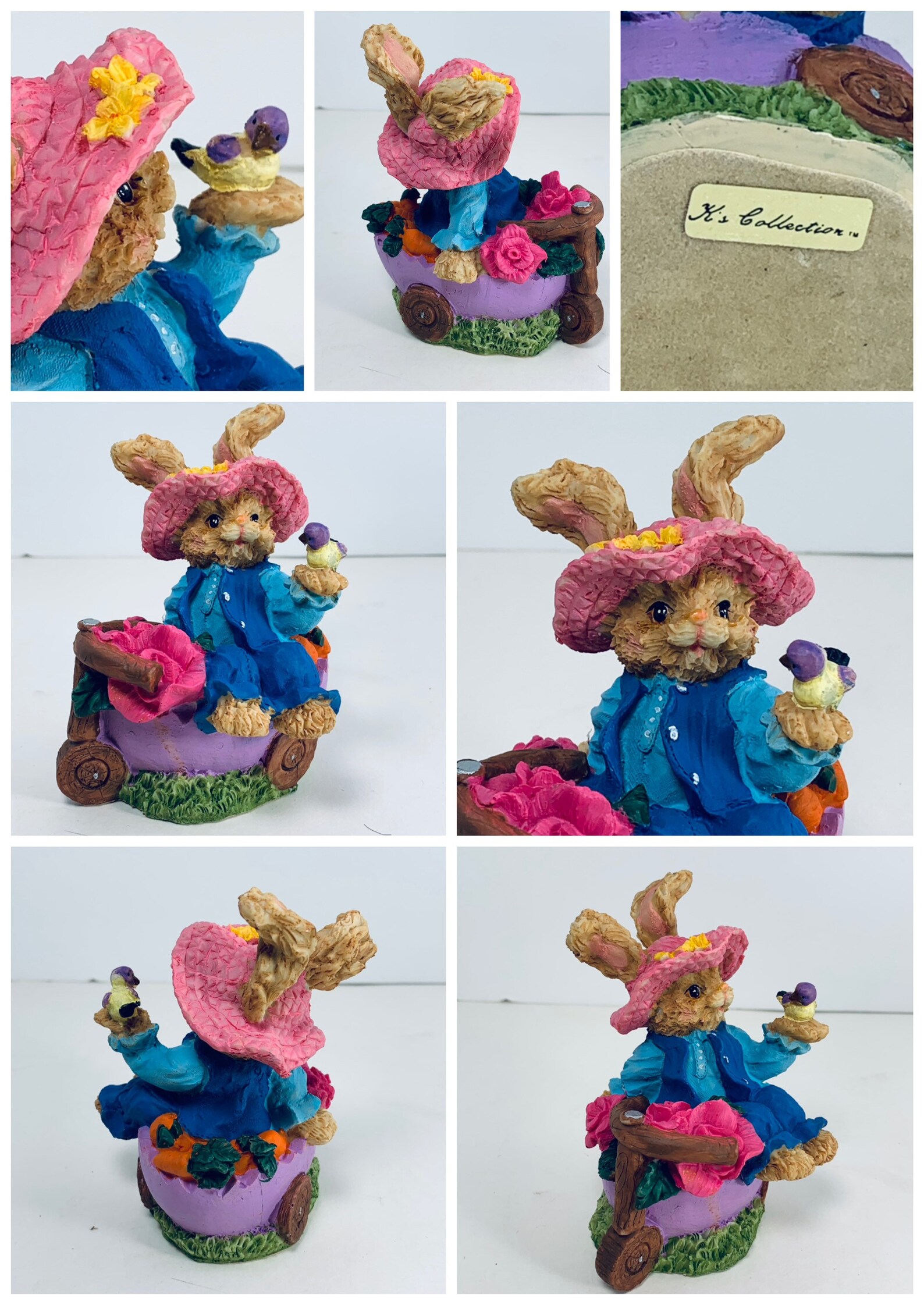Vintage Ks Collection Rabbit Figurines Bunny Figurines Etsy